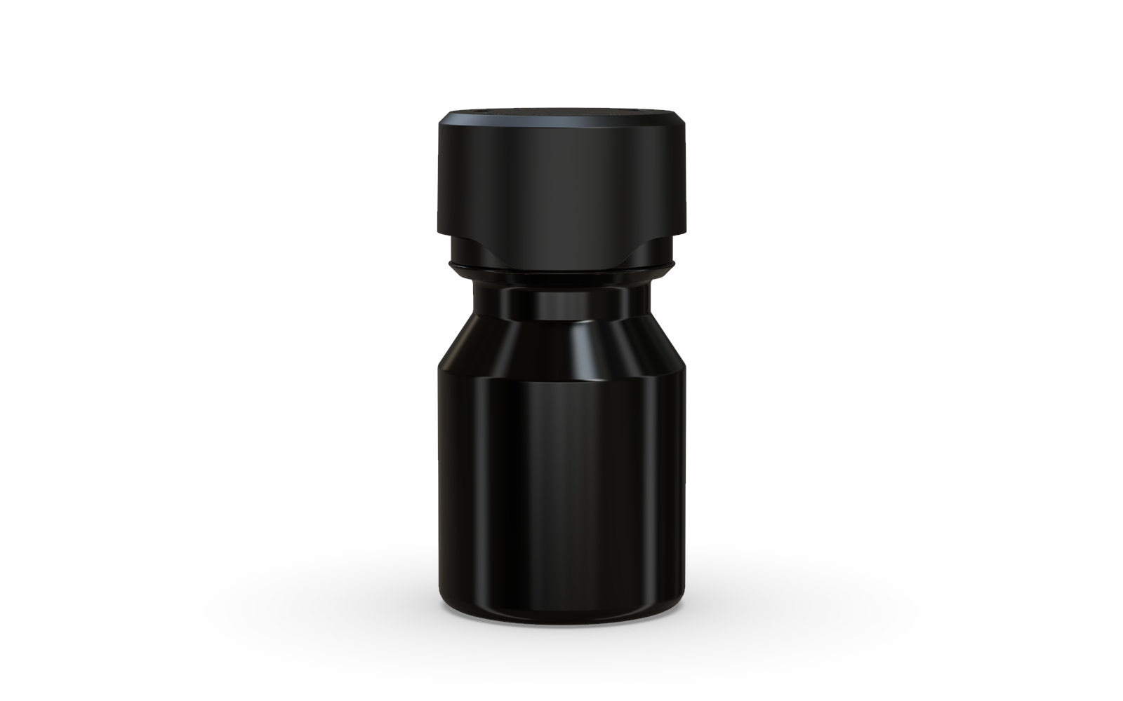 Chubby Gorilla Aviator Shot Bottle 30ml - Black bottle & Black Cap Default Title