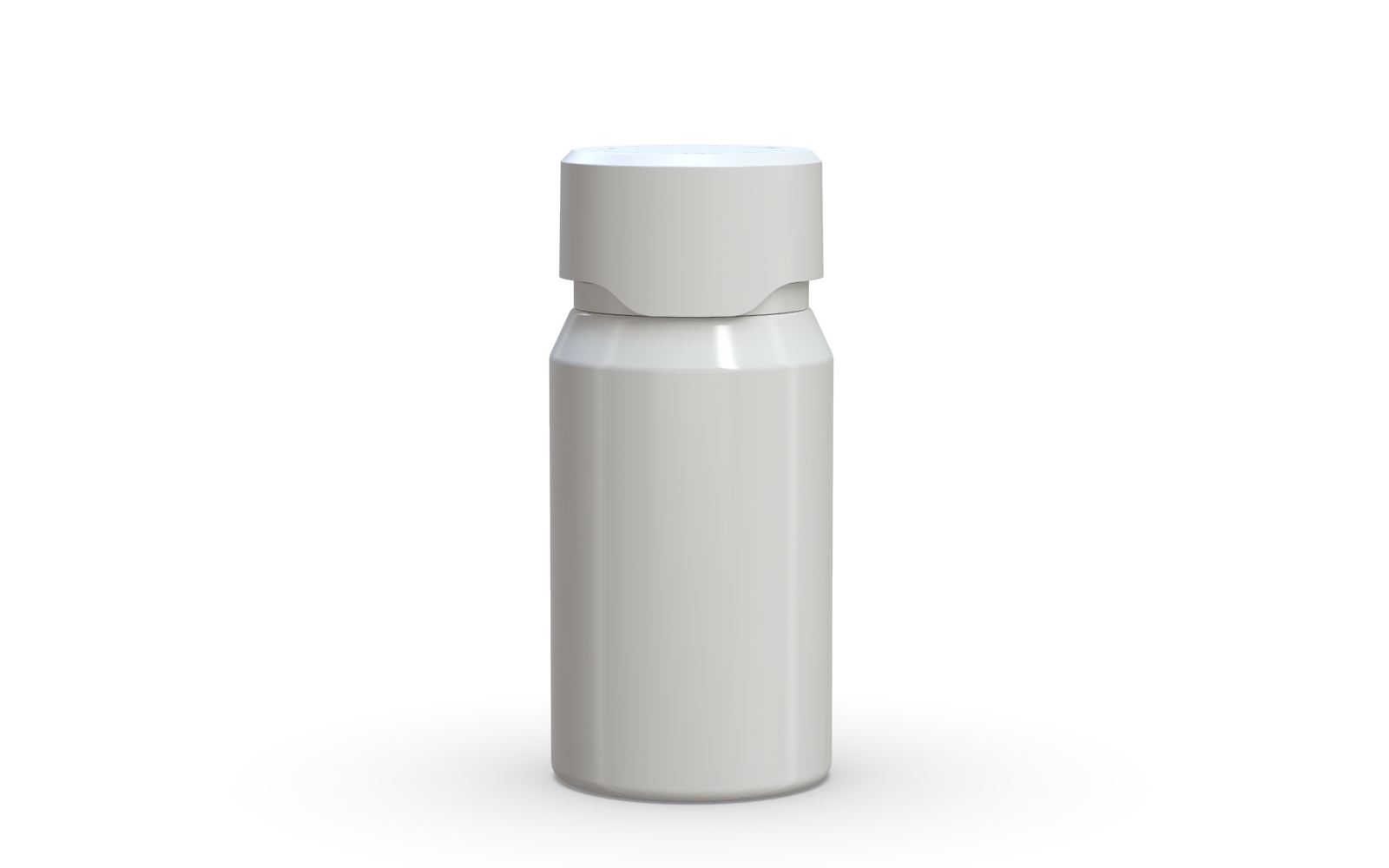 Chubby Gorilla Aviator Shot Bottle 60ml Mini - White bottle & White Cap Default Title