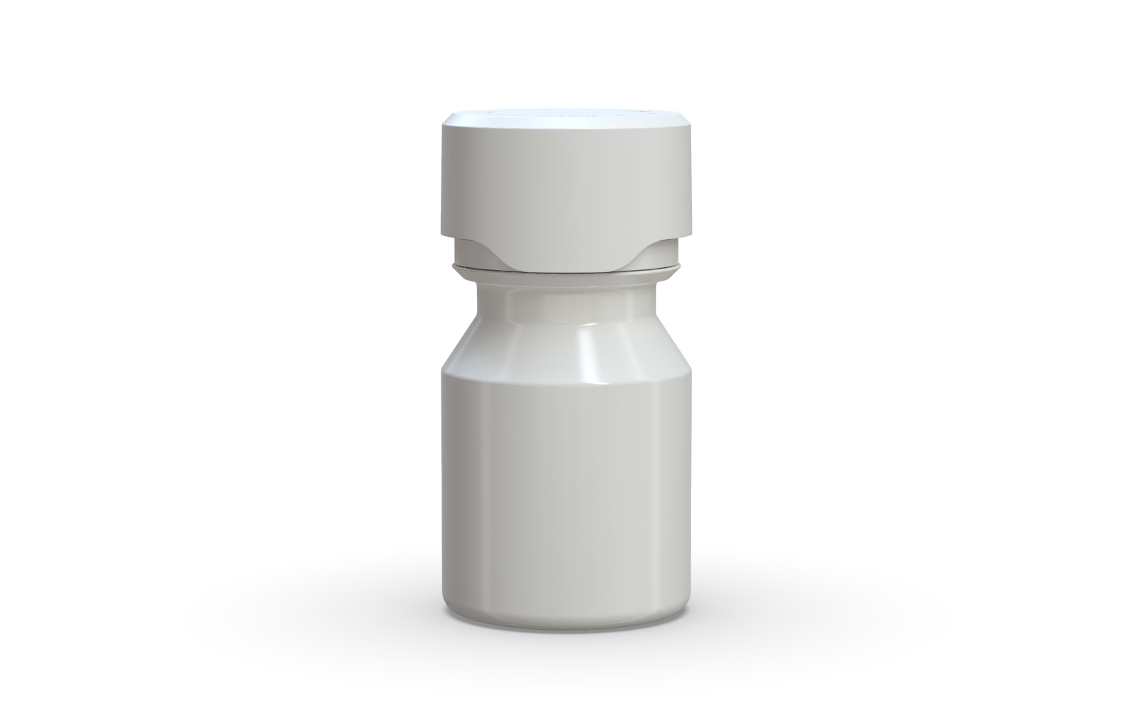 Chubby Gorilla Aviator Shot Bottle 30ml - White bottle & White Cap Default Title