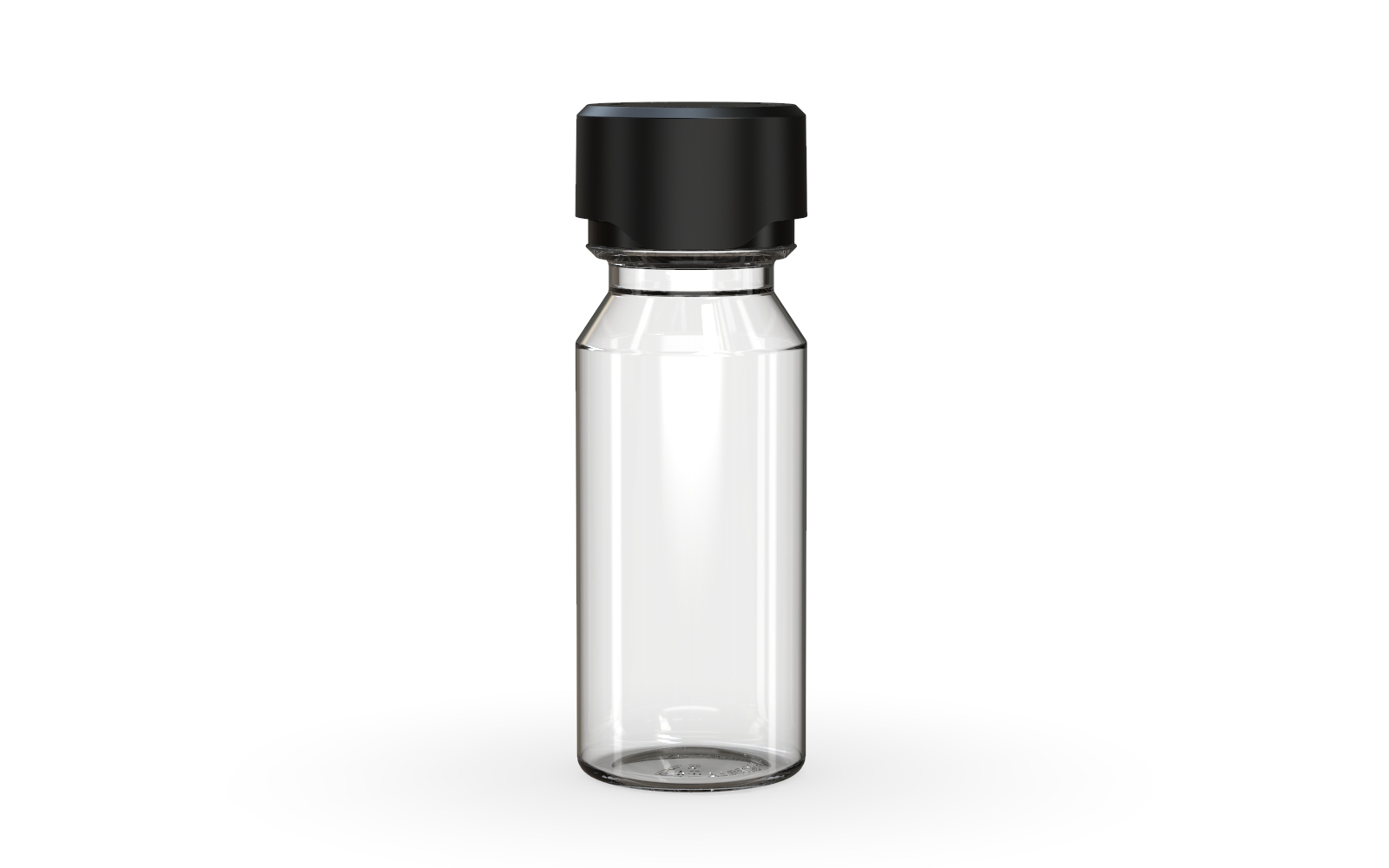 Chubby Gorilla Aviator Shot Bottle 60ml - Clear bottle & Black Cap Default Title