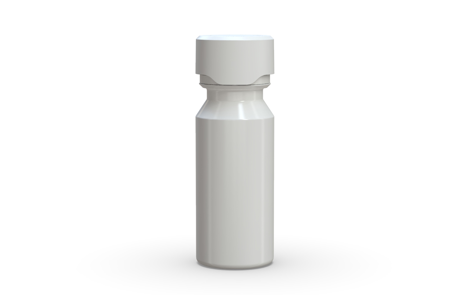 Chubby Gorilla Aviator Shot Bottle 60ml - White bottle & White Cap Default Title