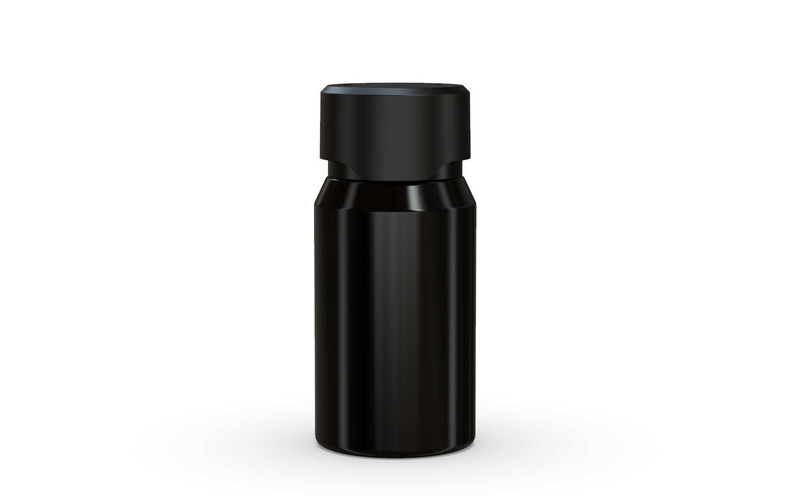Chubby Gorilla Aviator Shot Bottle 60ml Mini - Black bottle & Black Cap Default Title